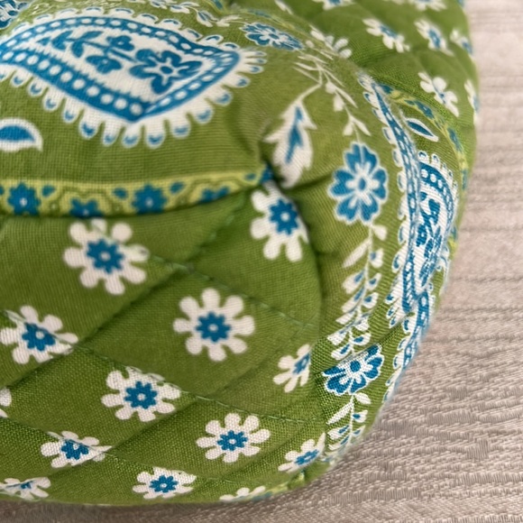 Vera Bradley Apple Green print purse and cosmetic bag. - Picture 5 of 13